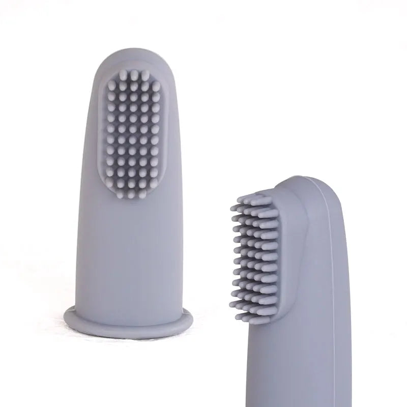 Kidslands® | Brosse à Dents Doigt Bébé Silicone Sans BPA – Set Hygiène Dentaire