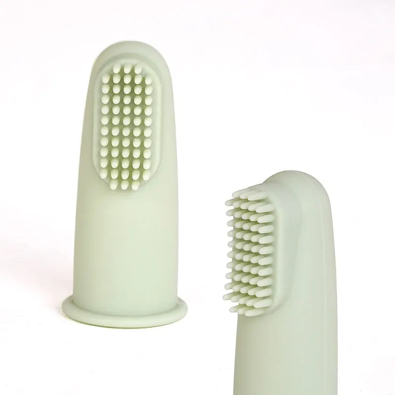 Kidslands® | Brosse à Dents Doigt Bébé Silicone Sans BPA – Set Hygiène Dentaire