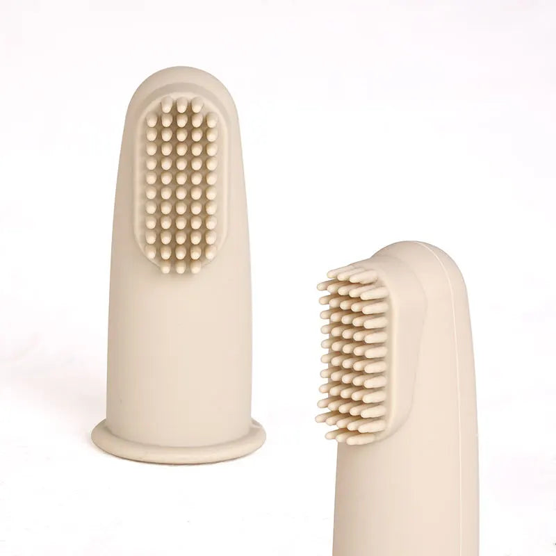 Kidslands® | Brosse à Dents Doigt Bébé Silicone Sans BPA – Set Hygiène Dentaire