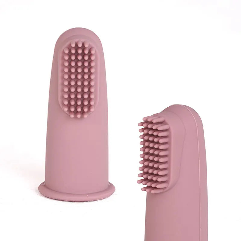 Kidslands® | Brosse à Dents Doigt Bébé Silicone Sans BPA – Set Hygiène Dentaire