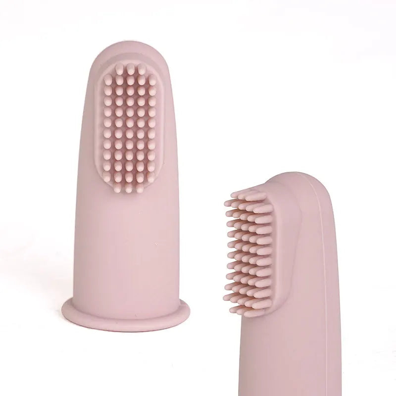 Kidslands® | Brosse à Dents Doigt Bébé Silicone Sans BPA – Set Hygiène Dentaire