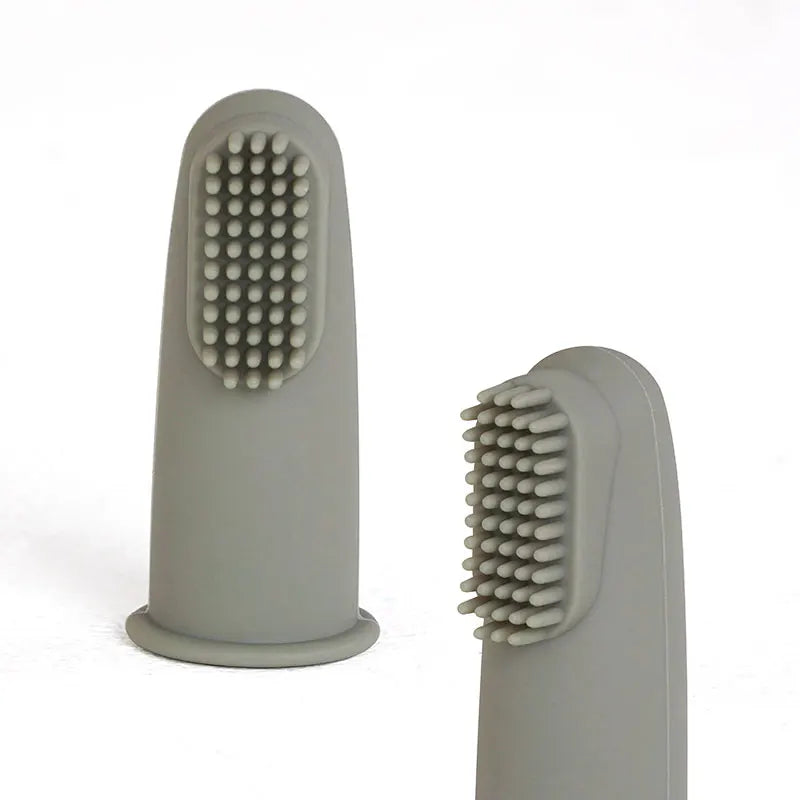 Kidslands® | Brosse à Dents Doigt Bébé Silicone Sans BPA – Set Hygiène Dentaire