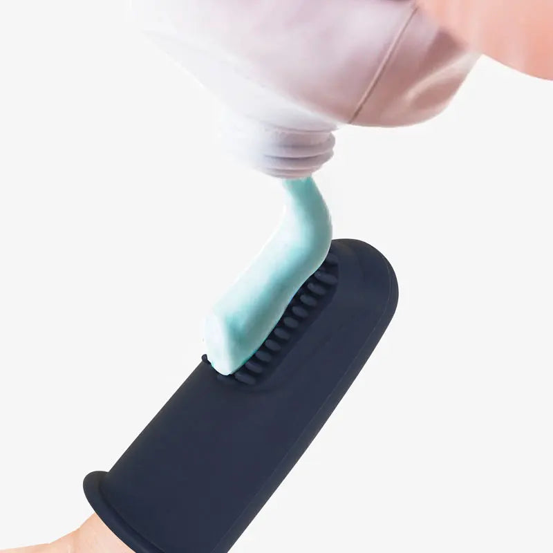 Kidslands® | Brosse à Dents Doigt Bébé Silicone Sans BPA – Set Hygiène Dentaire