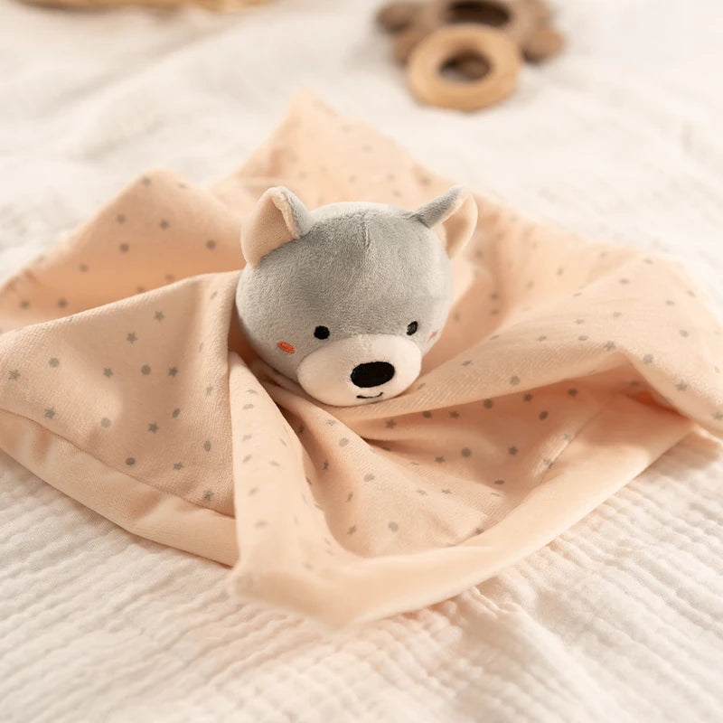 Kidslands® | Doudou bébé en tissu doux – Peluche apaisante dès la naissance