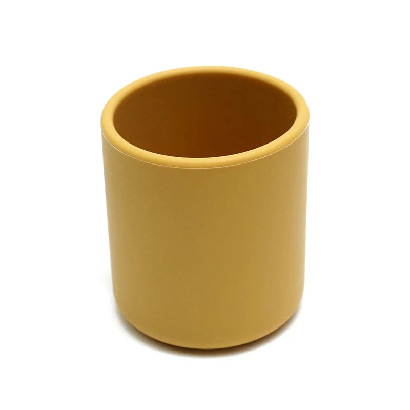 Kidslands® | Tasse d’apprentissage bébé en silicone – 180 ml – Souple & sans BPA