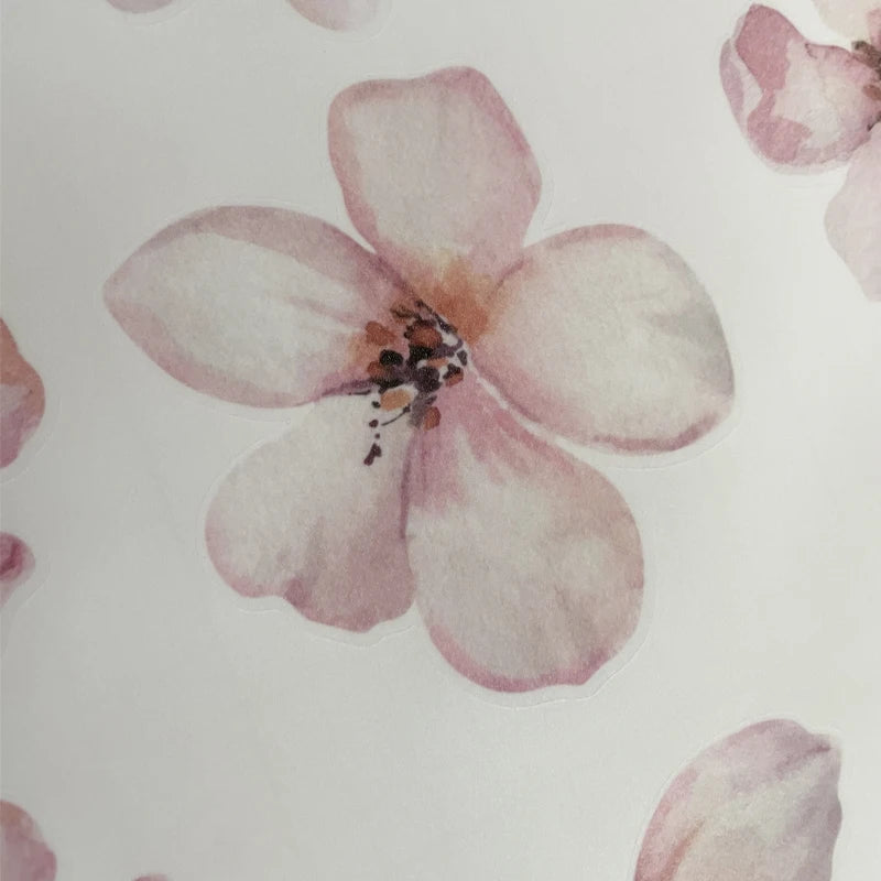 Kidslands® | Stickers Muraux Fleurs Sakura Roses – Déco Murale Style Bohème