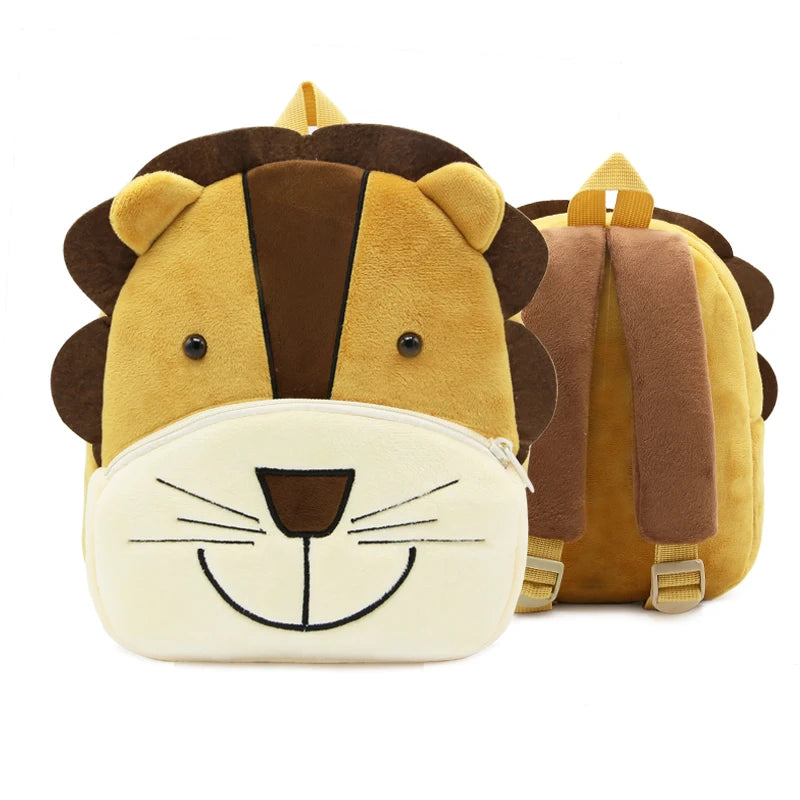 Kidslands® - Sac à Dos Enfant Peluche Animal – Sac Crèche & Maternelle Mixte Doux et Coloré