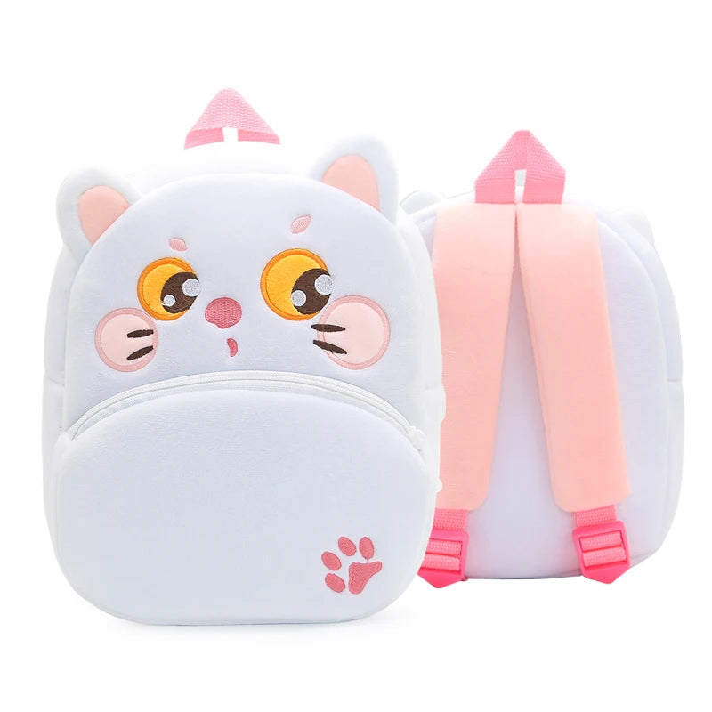 Kidslands® - Sac à Dos Enfant Peluche Animal – Sac Crèche & Maternelle Mixte Doux et Coloré
