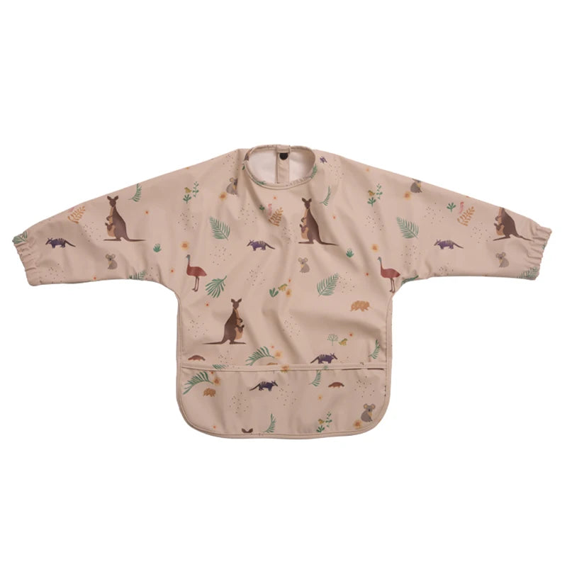 Kidslands® | Bavoir waterproof manches longues – Anti-taches