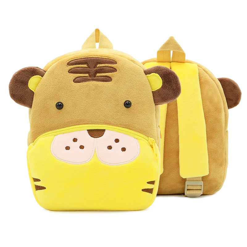 Kidslands® - Sac à Dos Enfant Peluche Animal – Sac Crèche & Maternelle Mixte Doux et Coloré