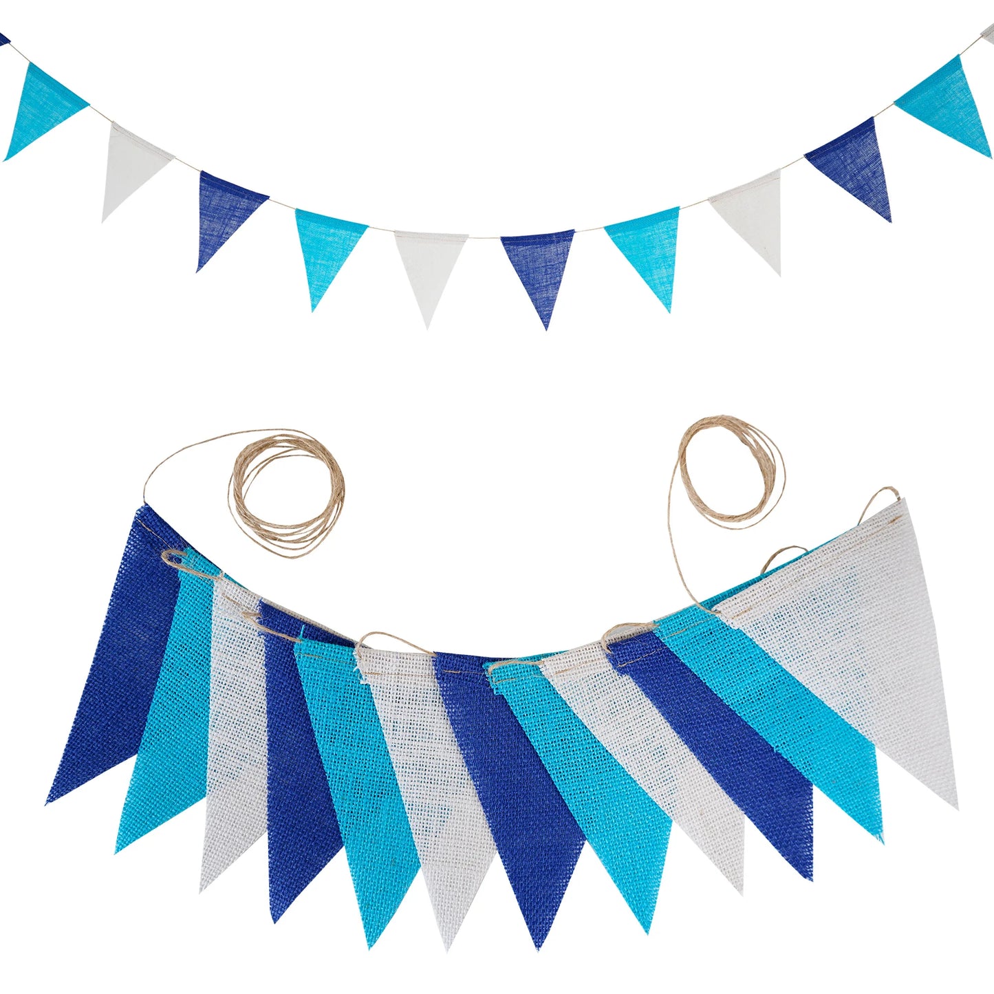 Kidslands® | Guirlande de Fanions – Déco Bohème Baby Shower & Anniversaire