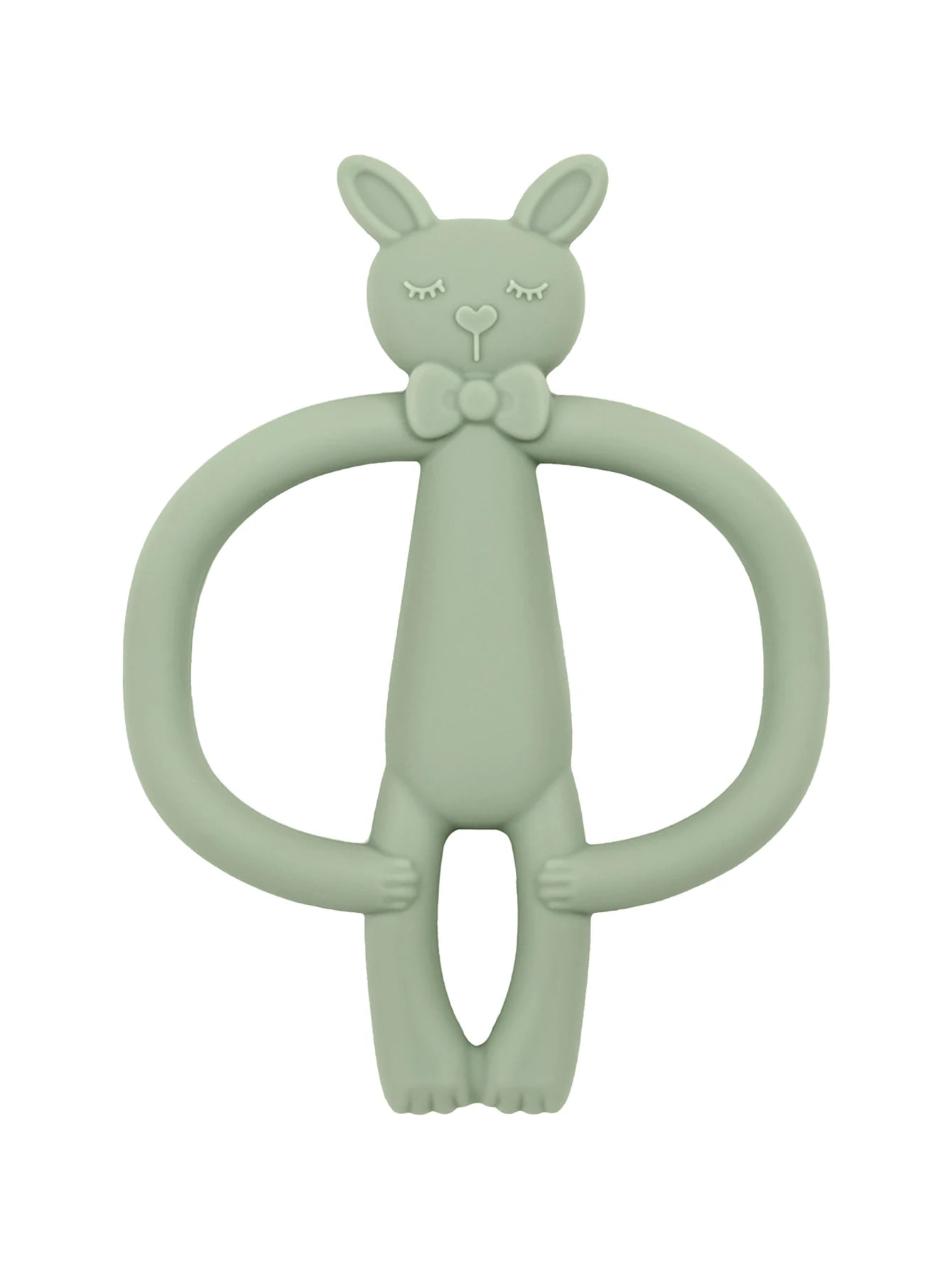Kidslands® | Anneau de Dentition Silicone Bébé en Forme de Lapin – Sans BPA
