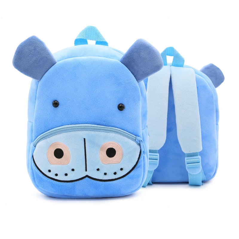 Kidslands® - Sac à Dos Enfant Peluche Animal – Sac Crèche & Maternelle Mixte Doux et Coloré