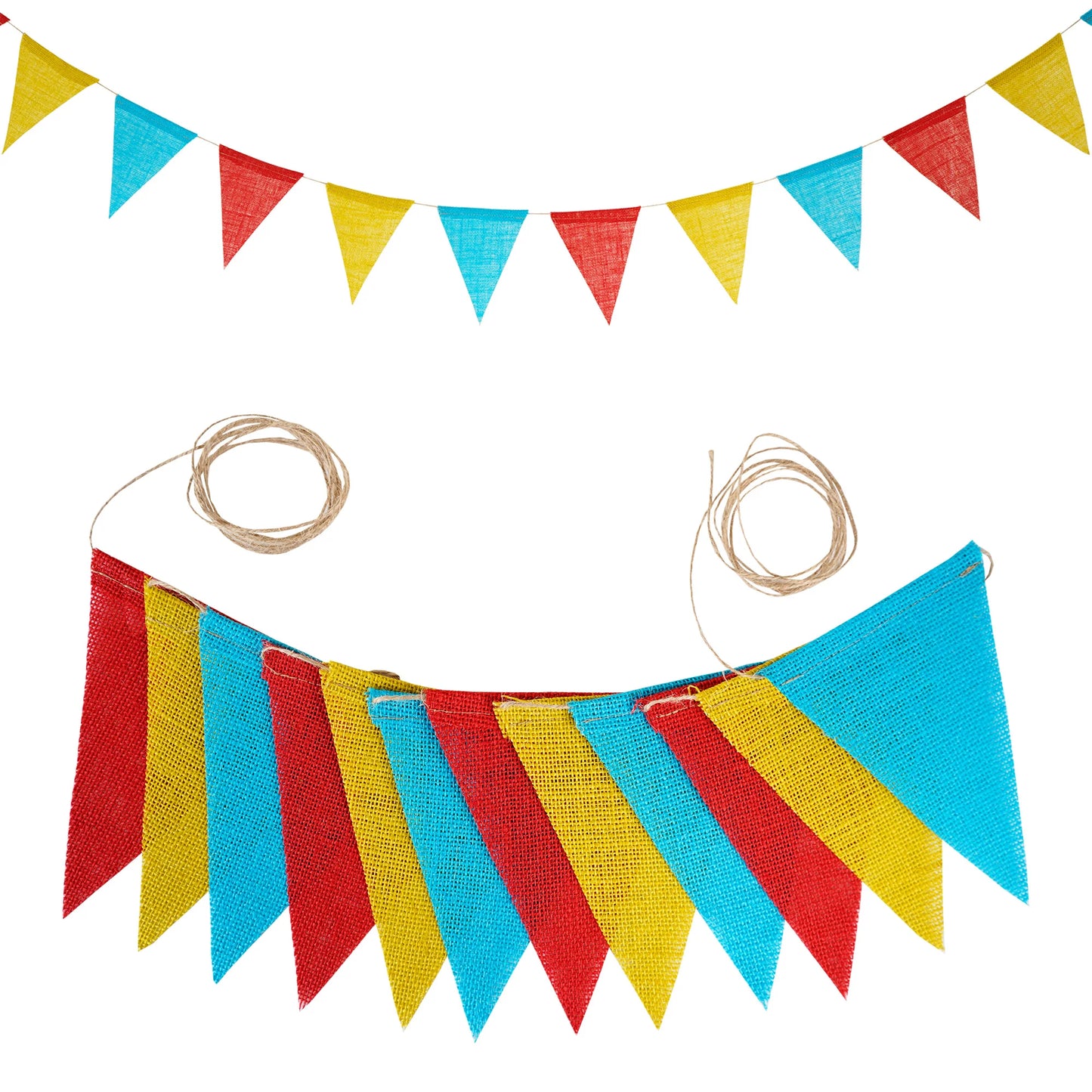 Kidslands® | Guirlande de Fanions – Déco Bohème Baby Shower & Anniversaire