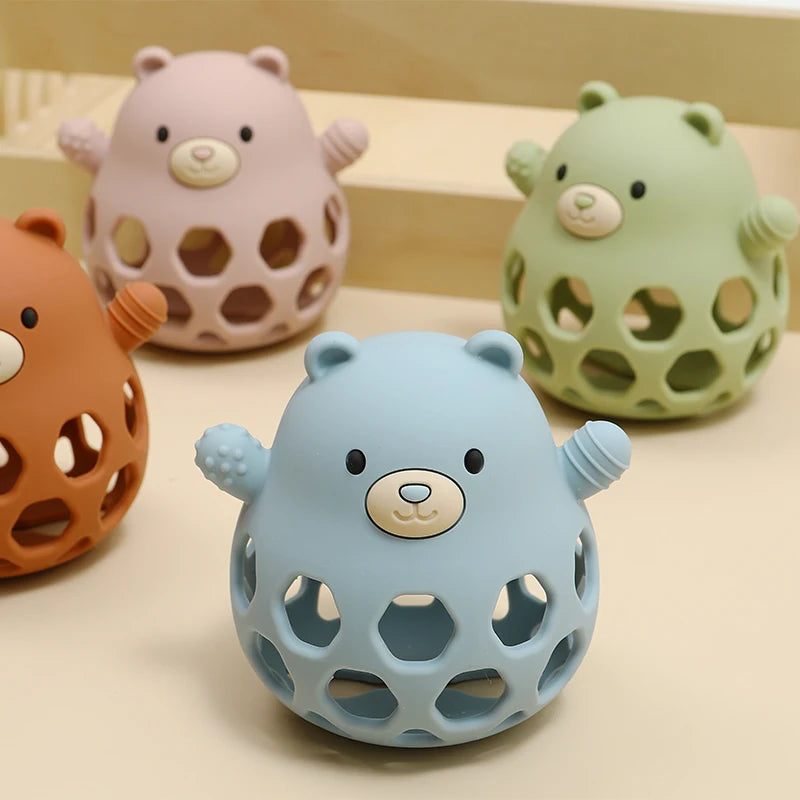Kidslands® |Jouet de Dentition Bébé Silicone sans BPA – Facile à Tenir