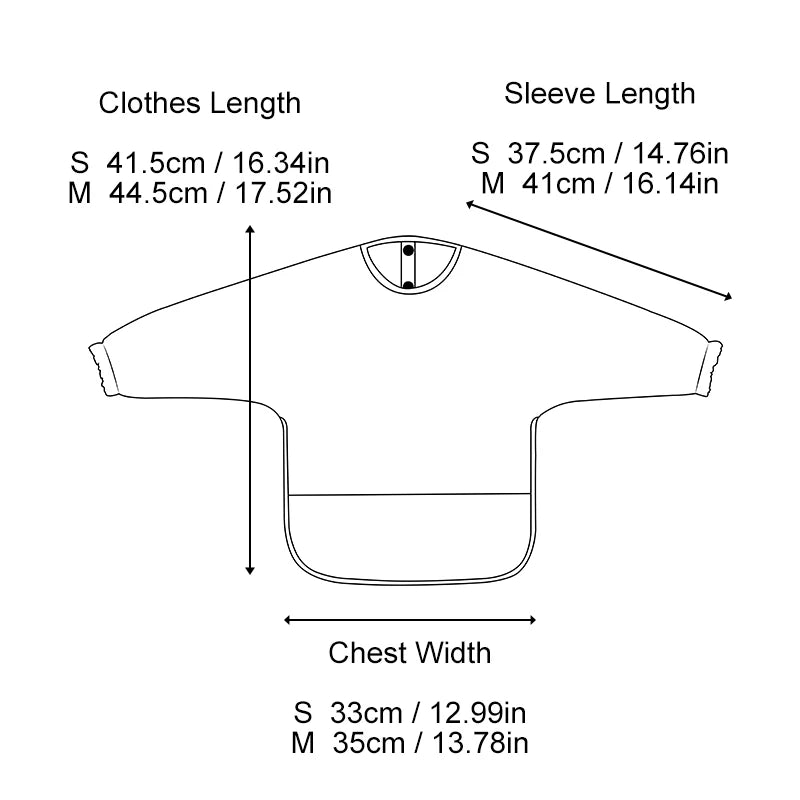 Kidslands® | Bavoir waterproof manches longues – Anti-taches