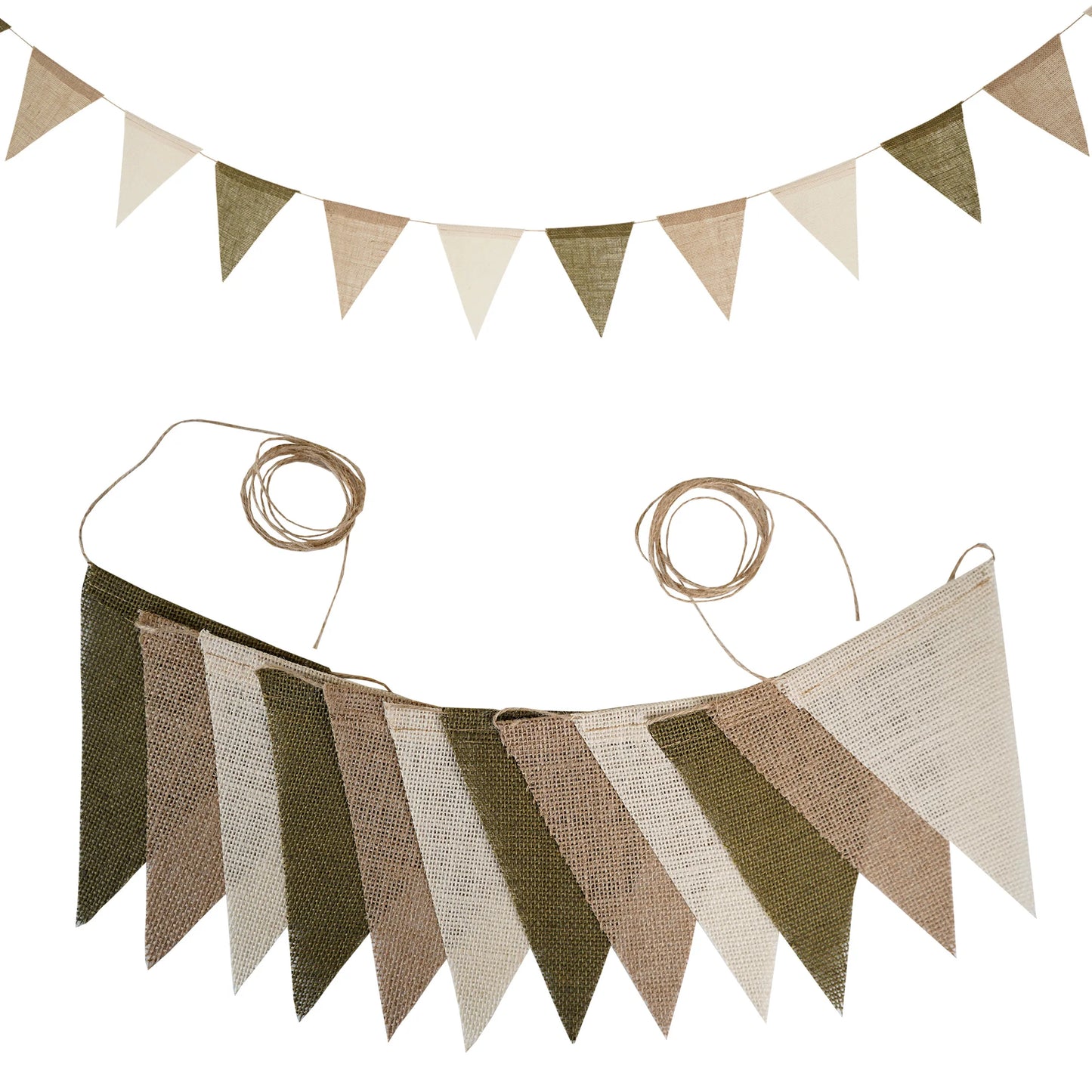 Kidslands® | Guirlande de Fanions – Déco Bohème Baby Shower & Anniversaire