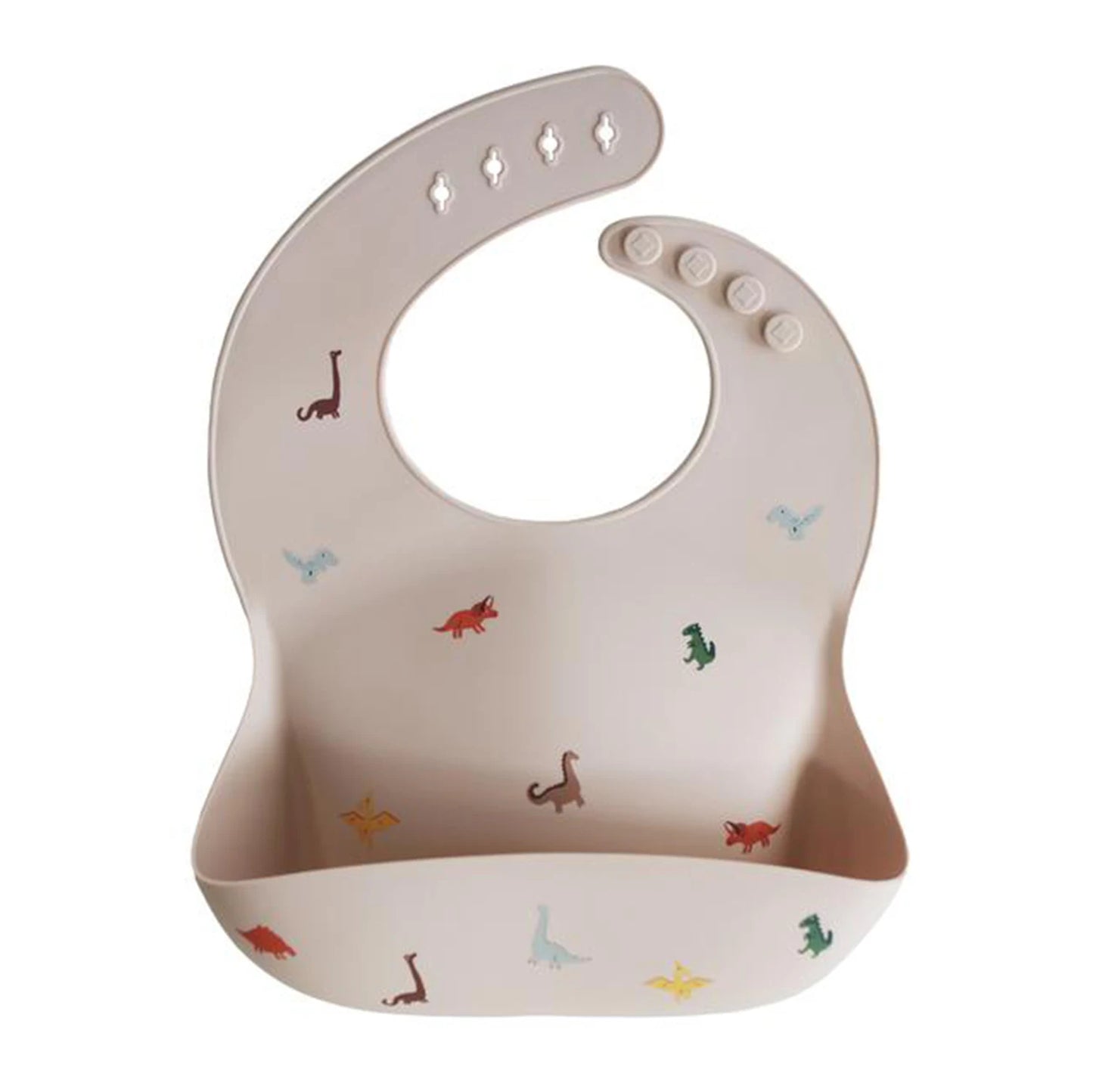 Kidslands® | Bavoir bébé en silicone souple – Minimaliste