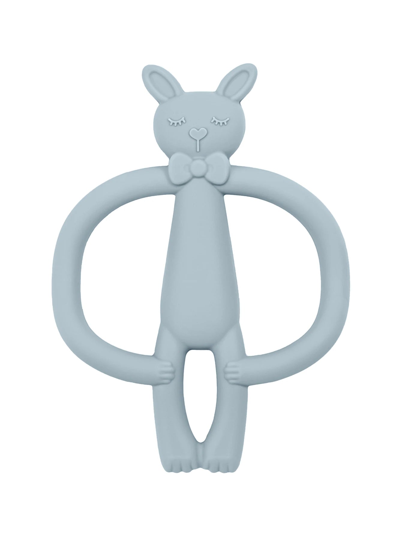 Kidslands® | Anneau de Dentition Silicone Bébé en Forme de Lapin – Sans BPA