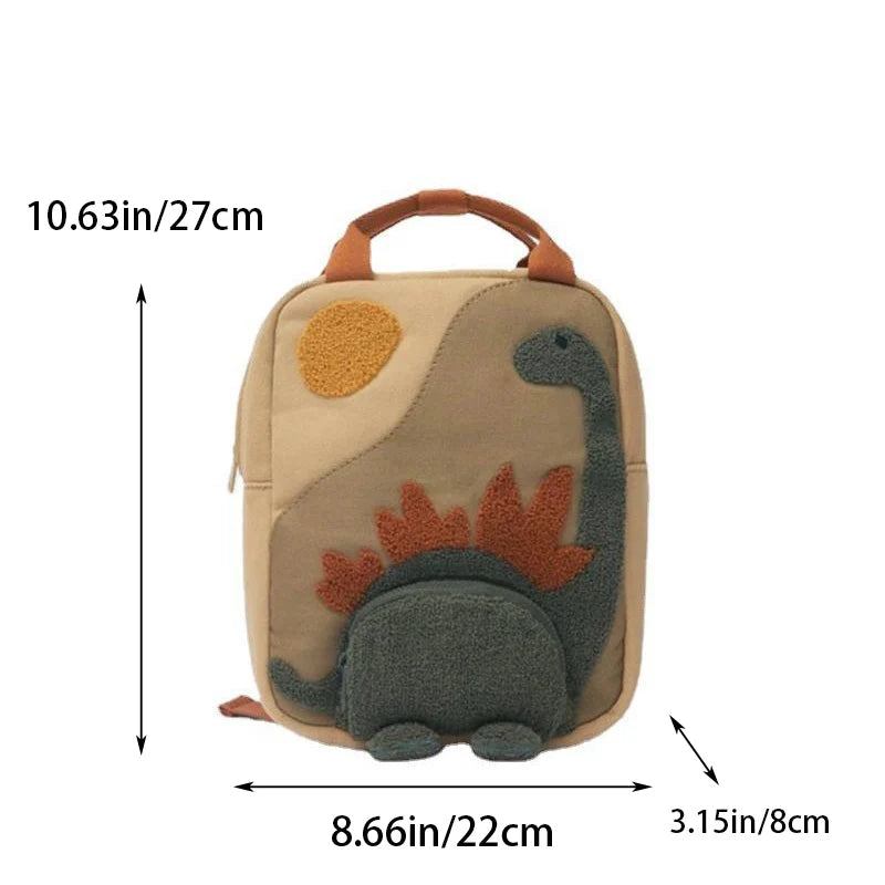 Kidslands® | Sac à Dos Enfant Dinosaure – Sac Maternelle, Crèche Léger et Mignon