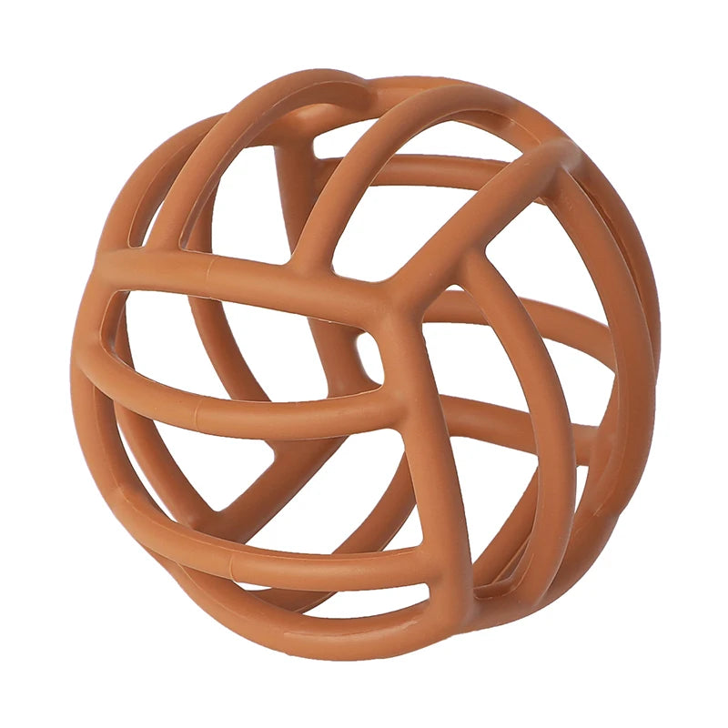 Kidslands® - Balle éveil Bébé en Silicone Souple Sans BPA – Jouet à Mâcher & Accessoire