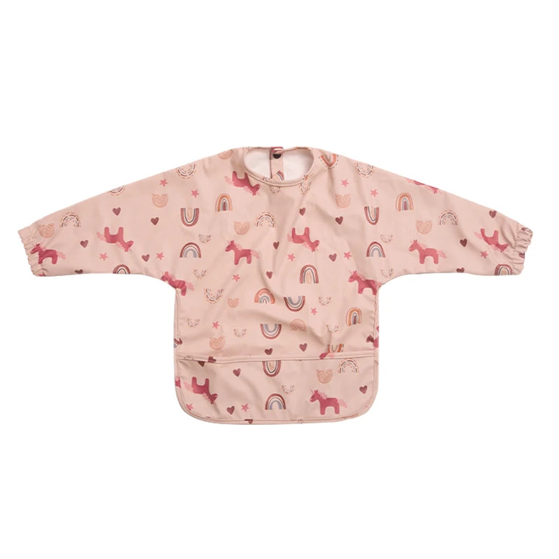 Kidslands® | Bavoir waterproof manches longues – Anti-taches