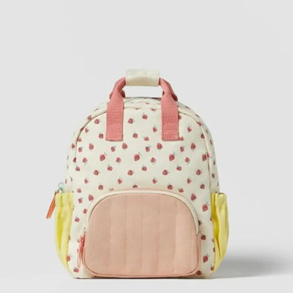 Kidslands® | Sac à Dos Enfant Fraise | Rentrée École Maternelle, Crèche - Léger