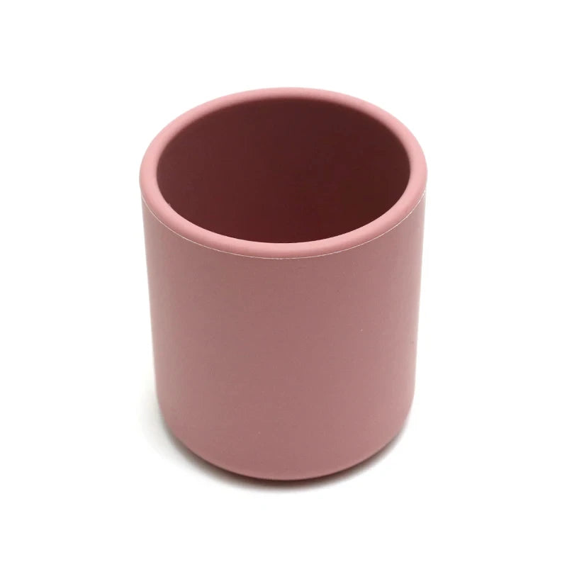 Kidslands® | Tasse d’apprentissage bébé en silicone – 180 ml – Souple & sans BPA
