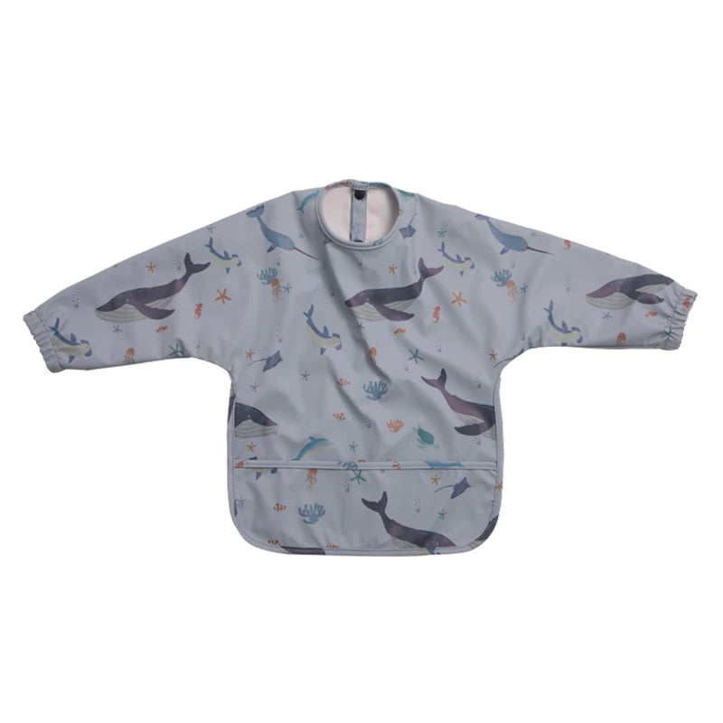 Kidslands® | Bavoir waterproof manches longues – Anti-taches