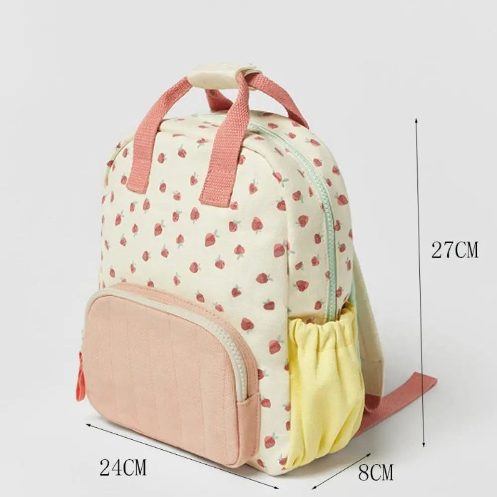 Kidslands® | Sac à Dos Enfant Fraise | Rentrée École Maternelle, Crèche - Léger