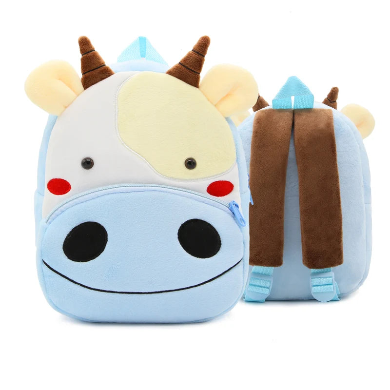 Kidslands® - Sac à Dos Enfant Peluche Animal – Sac Crèche & Maternelle Mixte Doux et Coloré