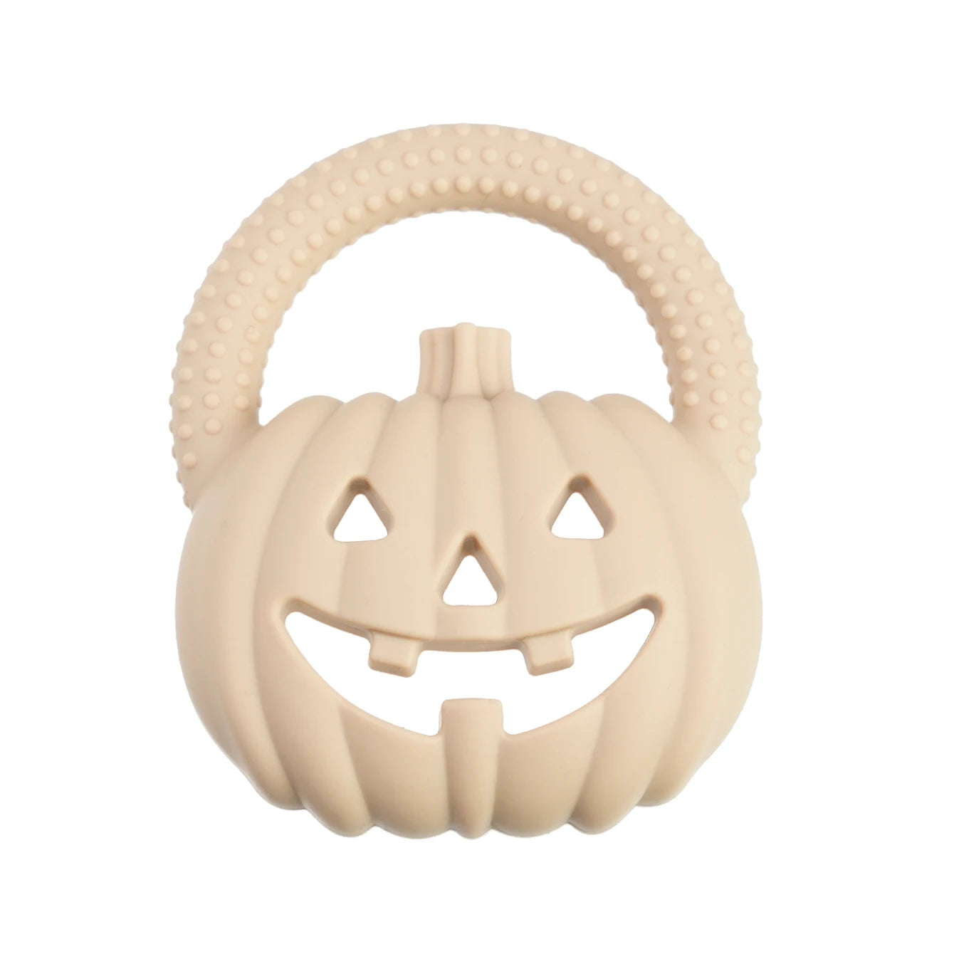 Kidslands® | Anneau de Dentition Silicone Bébé Citrouille – Jouet Sensoriel à Mâcher