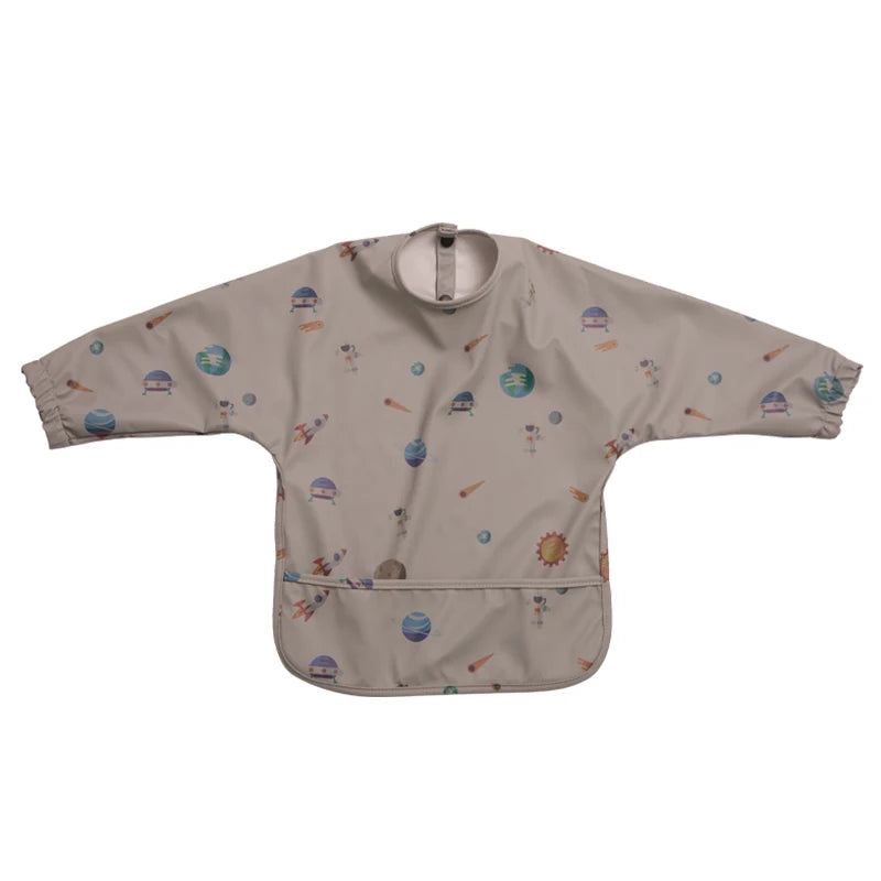 Kidslands® | Bavoir waterproof manches longues – Anti-taches