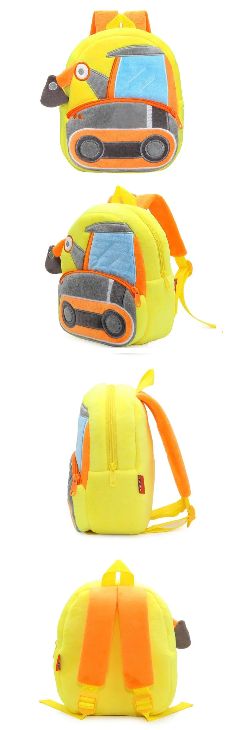 Kidslands® - Sac à Dos Enfant Motif Camion – Sac Maternelle Doux et Ludique - Sac Crèche
