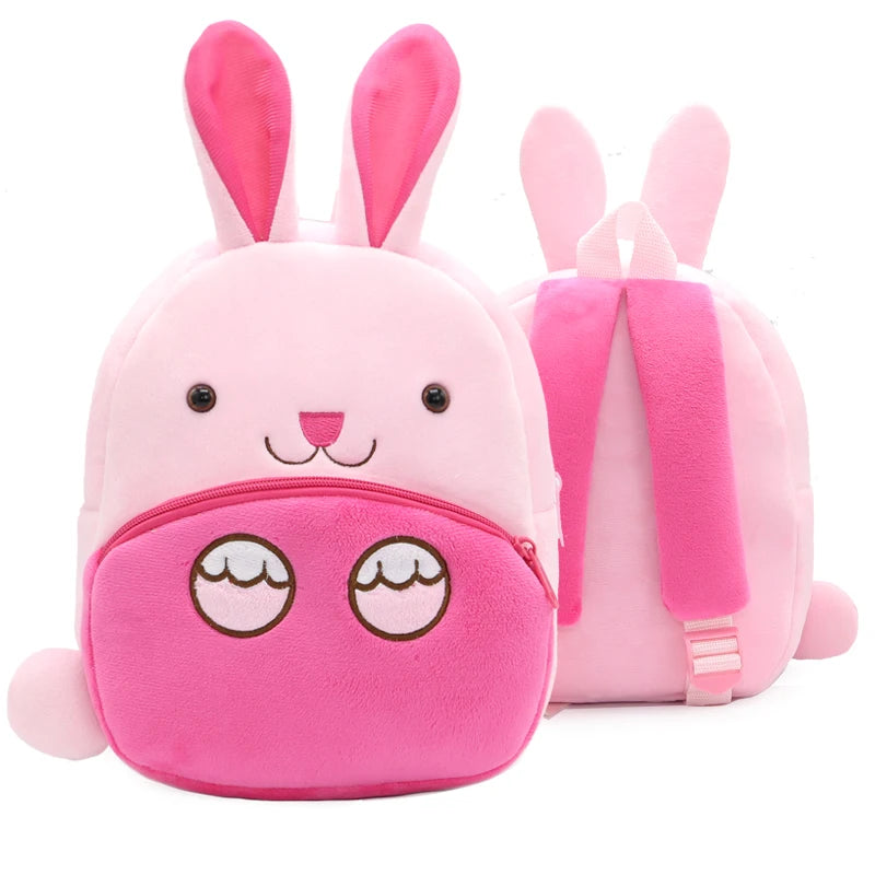 Kidslands® - Sac à Dos Enfant Peluche Animal – Sac Crèche & Maternelle Mixte Doux et Coloré