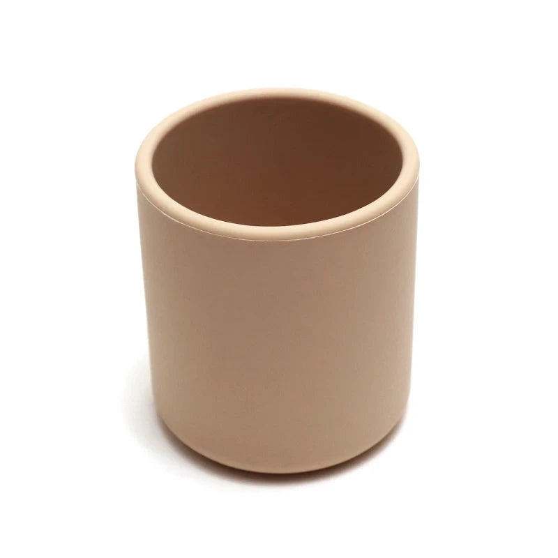 Kidslands® | Tasse d’apprentissage bébé en silicone – 180 ml – Souple & sans BPA