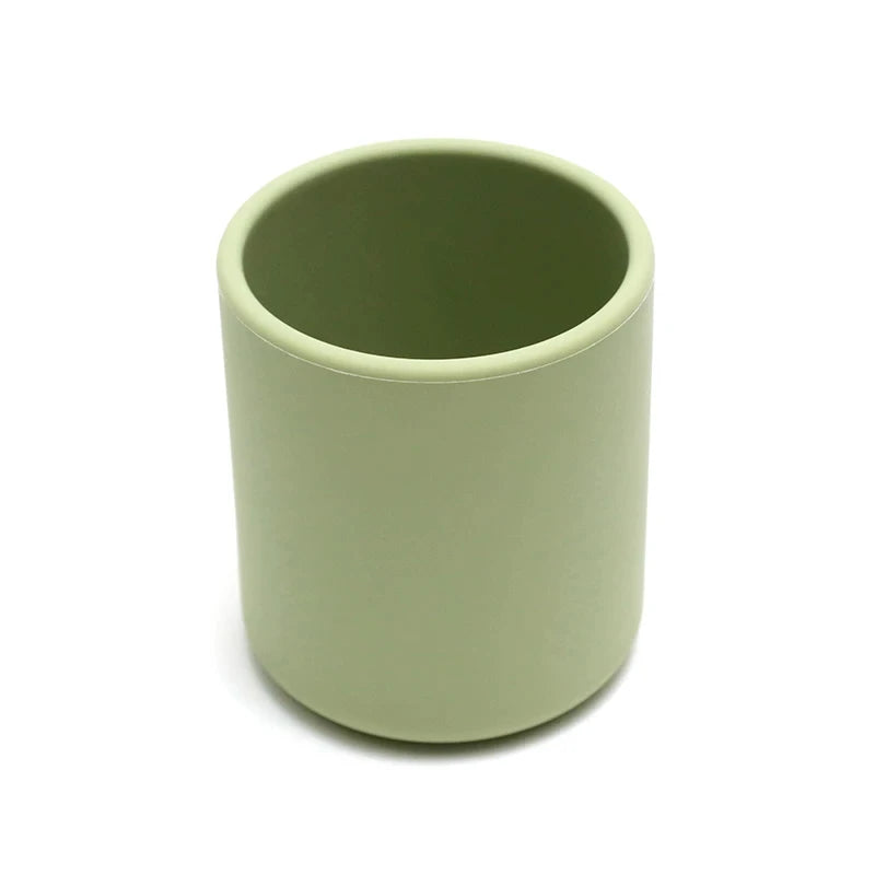 Kidslands® | Tasse d’apprentissage bébé en silicone – 180 ml – Souple & sans BPA