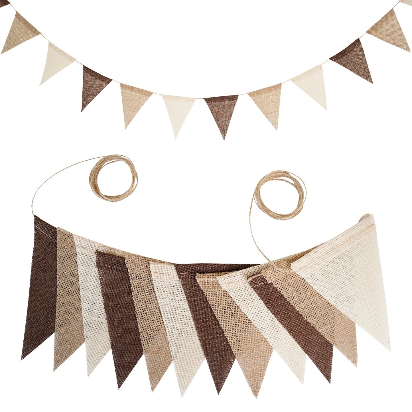 Kidslands® | Guirlande de Fanions – Déco Bohème Baby Shower & Anniversaire