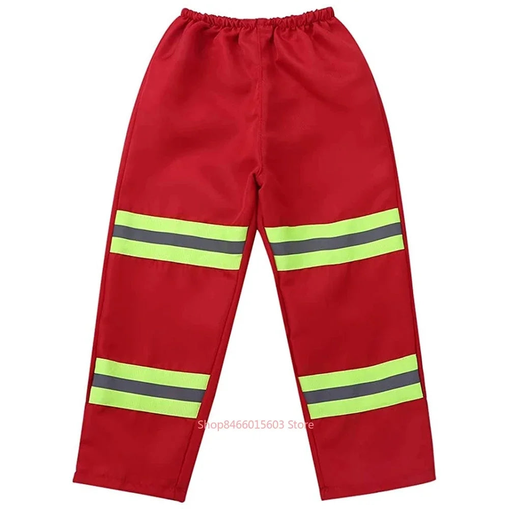 Kidslands® | Déguisement Enfant Pompier – Costume Halloween & Fête | Uniforme et Accessoires Cosplay Garçon
