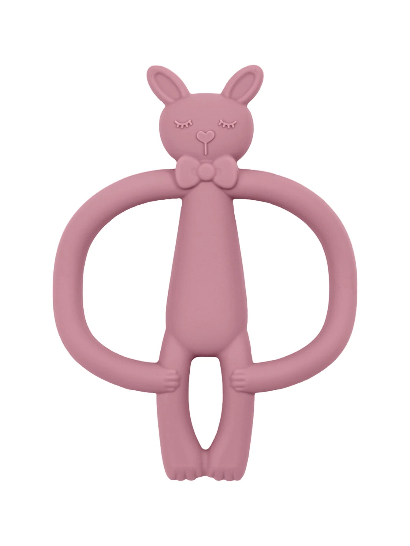 Kidslands® | Anneau de Dentition Silicone Bébé en Forme de Lapin – Sans BPA