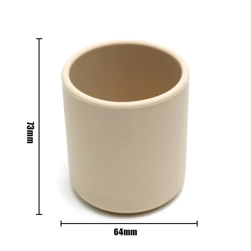 Kidslands® | Tasse d’apprentissage bébé en silicone – 180 ml – Souple & sans BPA