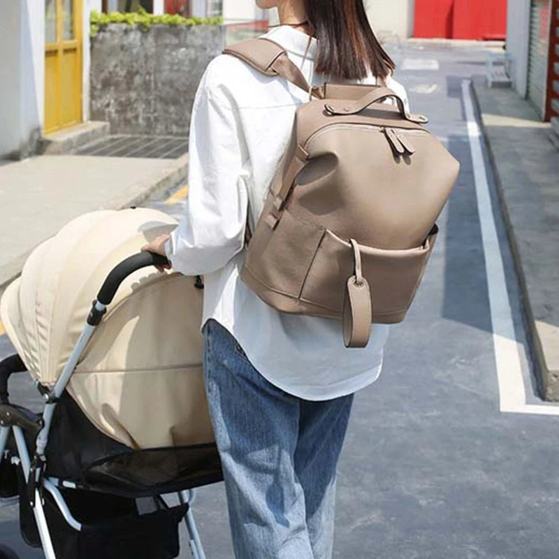 Kidslands® | Sac à Langer Elégant Multifonction Grande Capacité – Sac à Dos Maternité