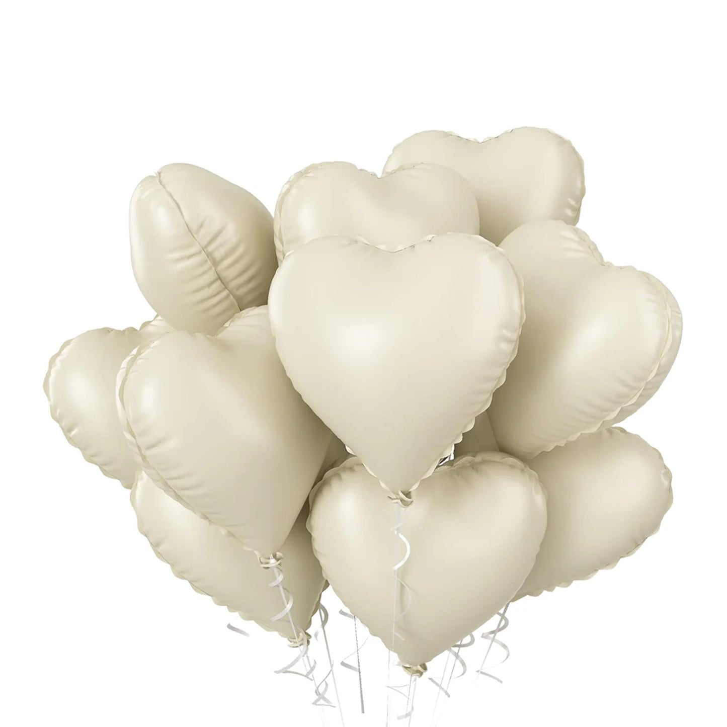 Kidslands® | Ballons Cœur Crème 10 pièces – Déco Anniversaire, Baby Shower, Mariage