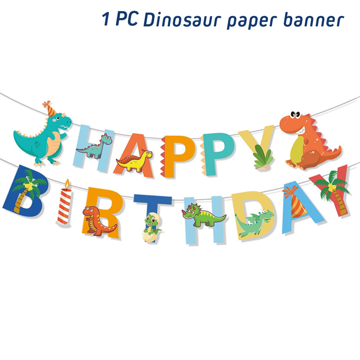 Kidslands® - Présentoir à Cupcakes Dinosaure & Accessoires Anniversaire Thème Dino : Box Bonbons, Décorations