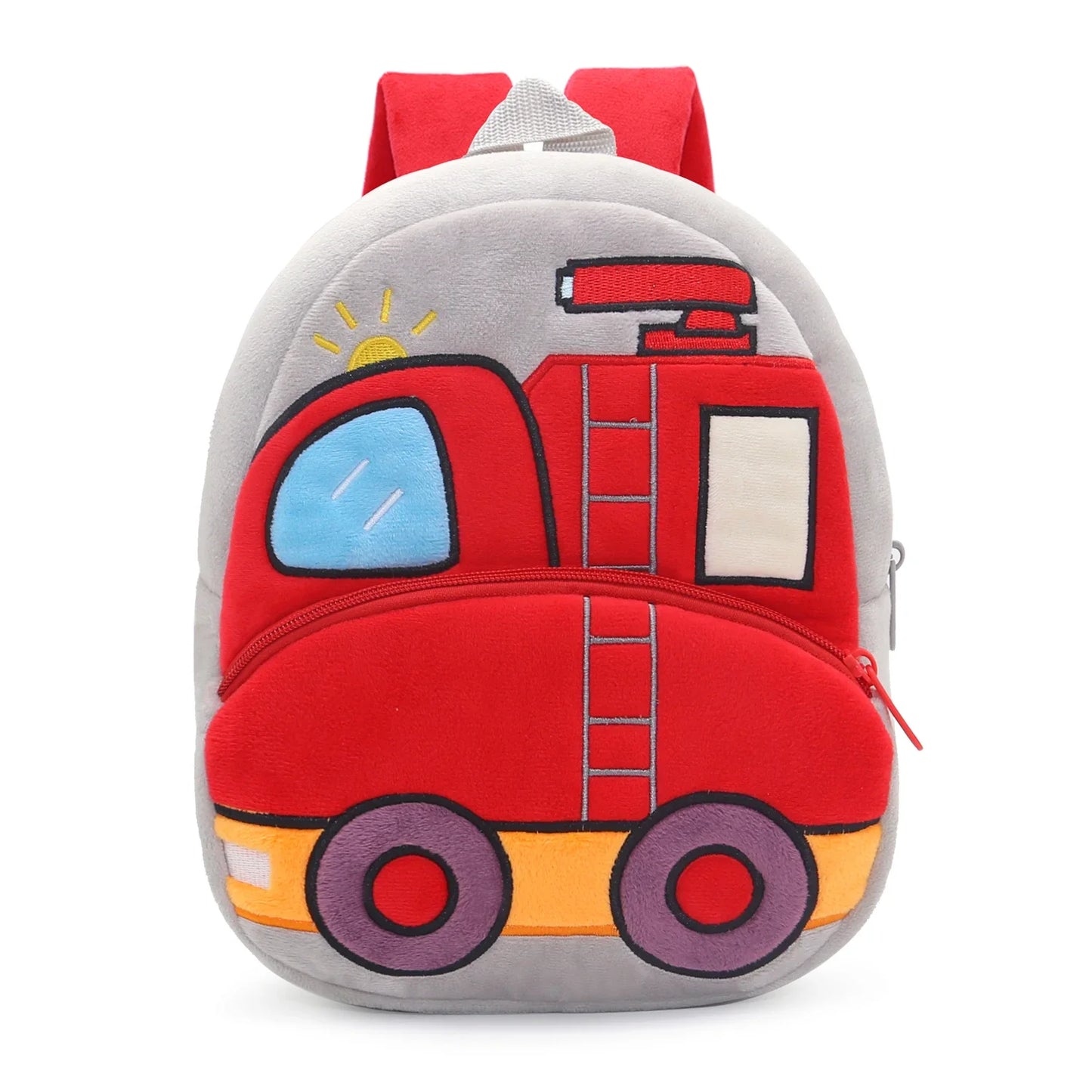 Kidslands® - Sac à Dos Enfant Motif Camion – Sac Maternelle Doux et Ludique - Sac Crèche