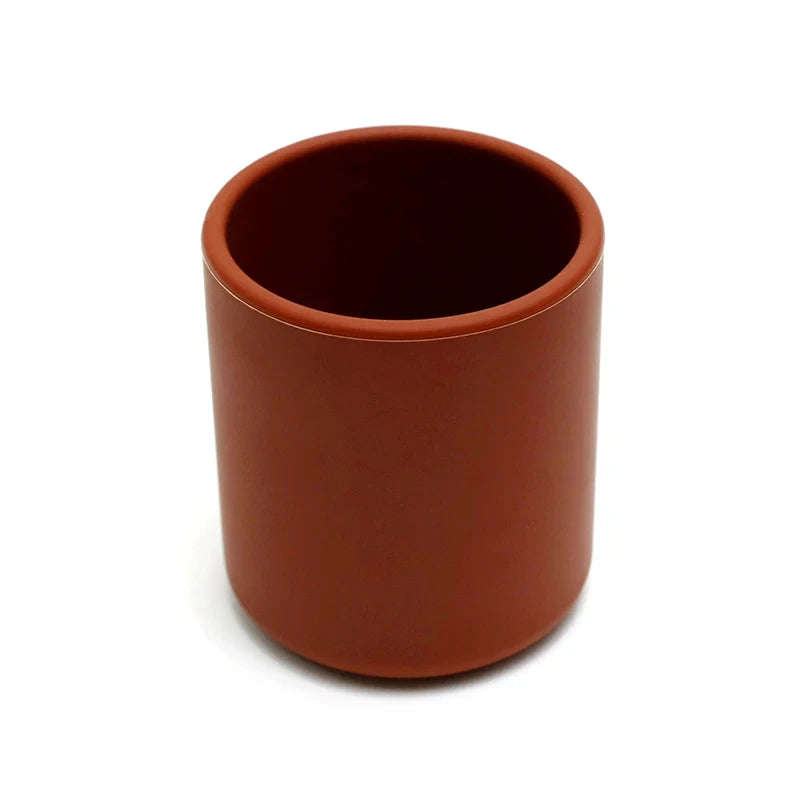 Kidslands® | Tasse d’apprentissage bébé en silicone – 180 ml – Souple & sans BPA