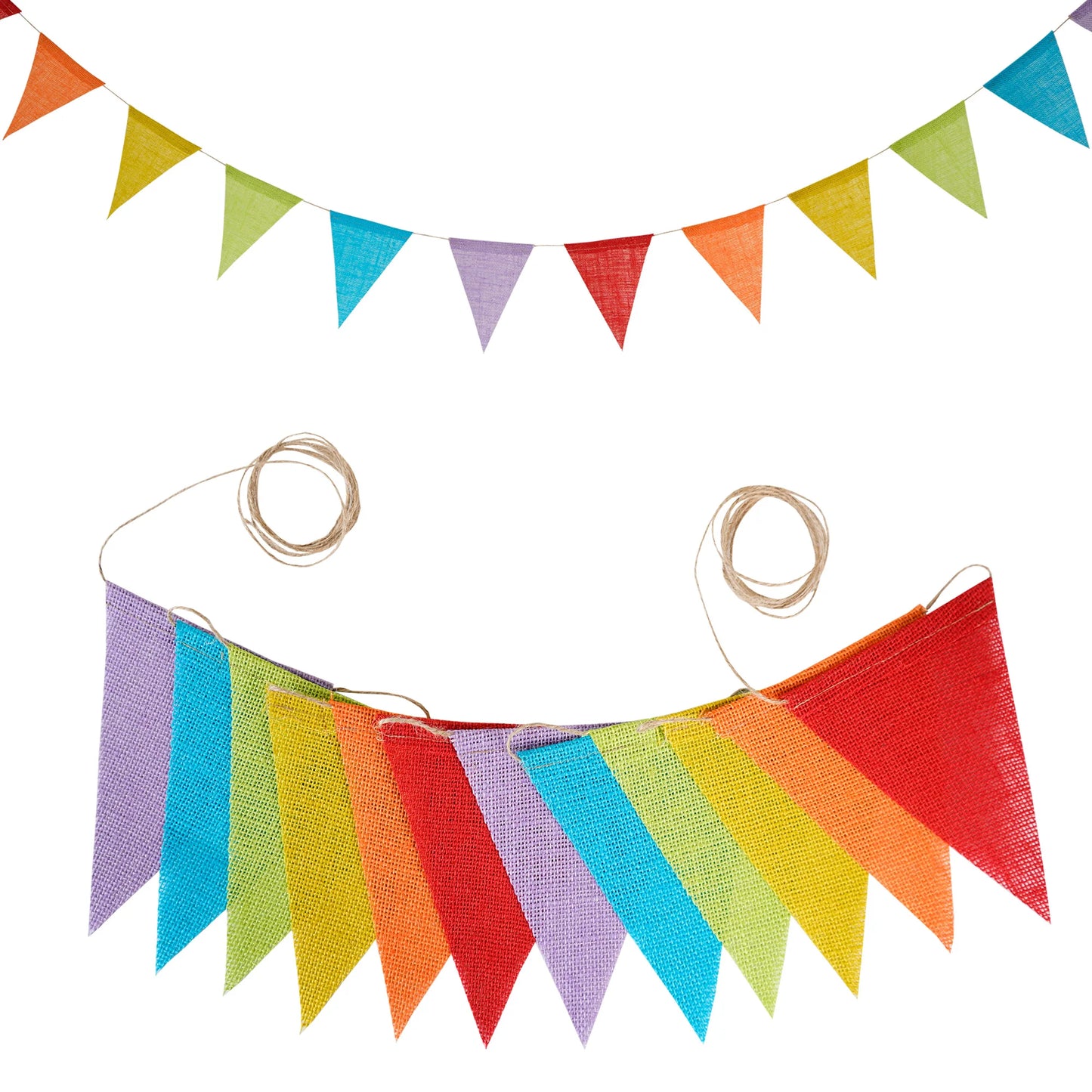 Kidslands® | Guirlande de Fanions – Déco Bohème Baby Shower & Anniversaire