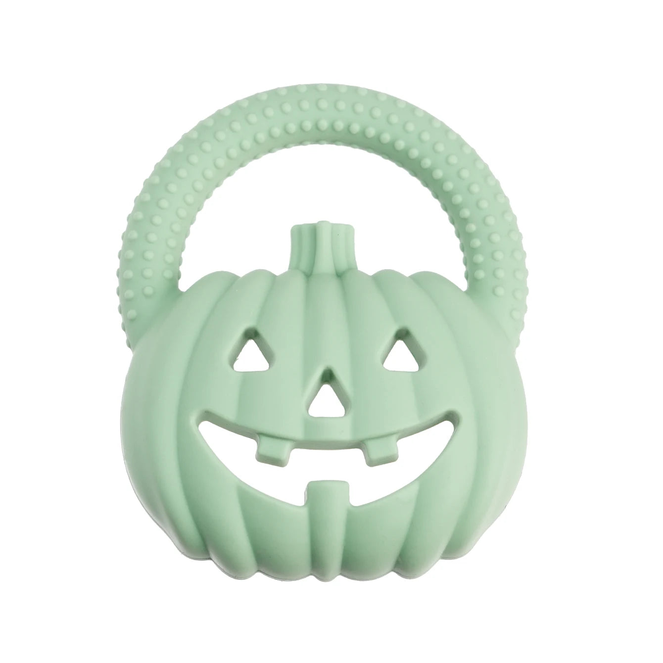 Kidslands® | Anneau de Dentition Silicone Bébé Citrouille – Jouet Sensoriel à Mâcher