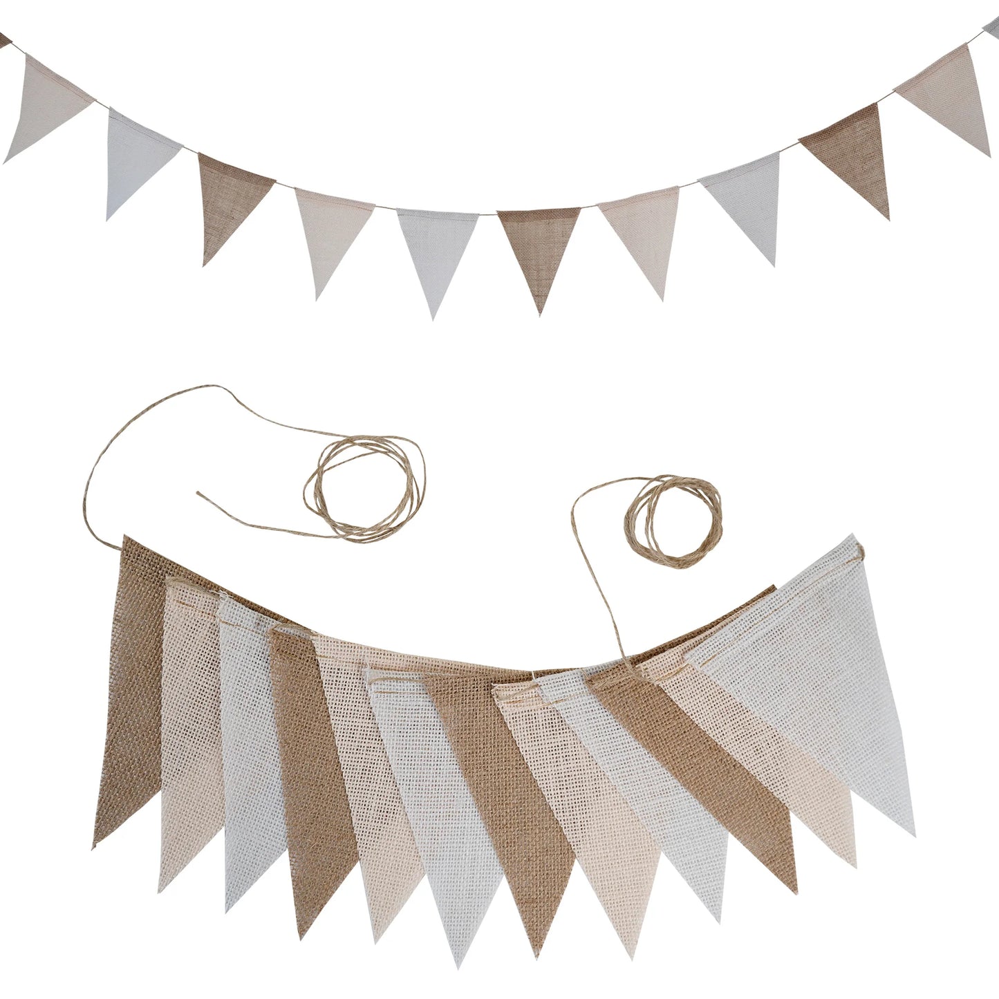 Kidslands® | Guirlande de Fanions – Déco Bohème Baby Shower & Anniversaire
