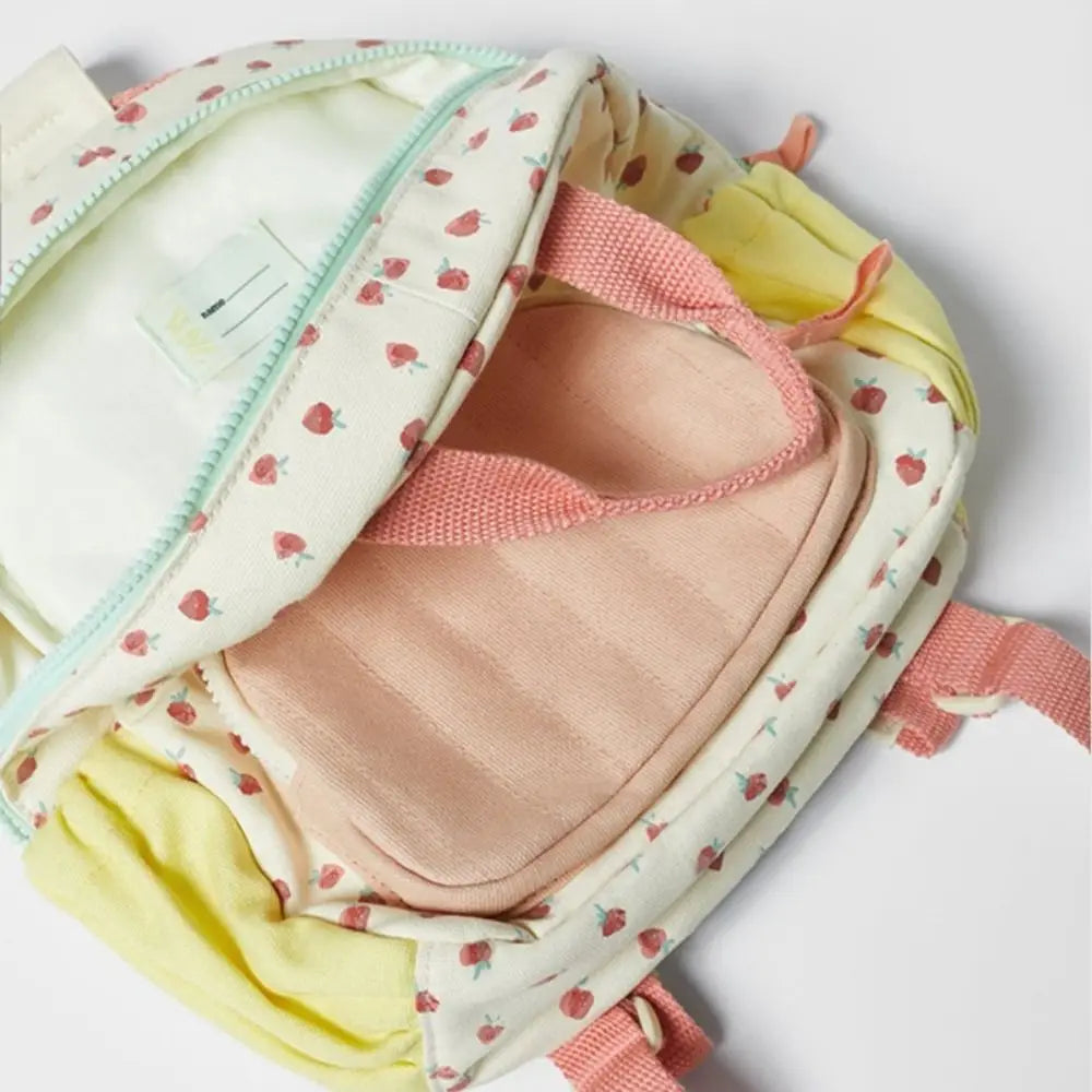 Kidslands® | Sac à Dos Enfant Fraise | Rentrée École Maternelle, Crèche - Léger